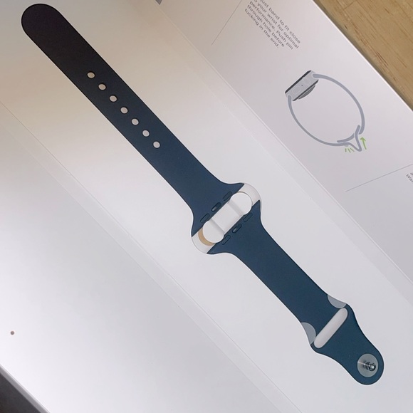 Apple Watch charger and Apple Watch blue band - NWT - Picture 2 of 4